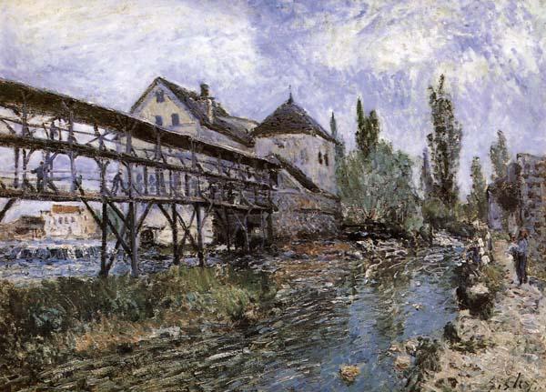 Alfred Sisley Provencher s Mill at Moret China oil painting art